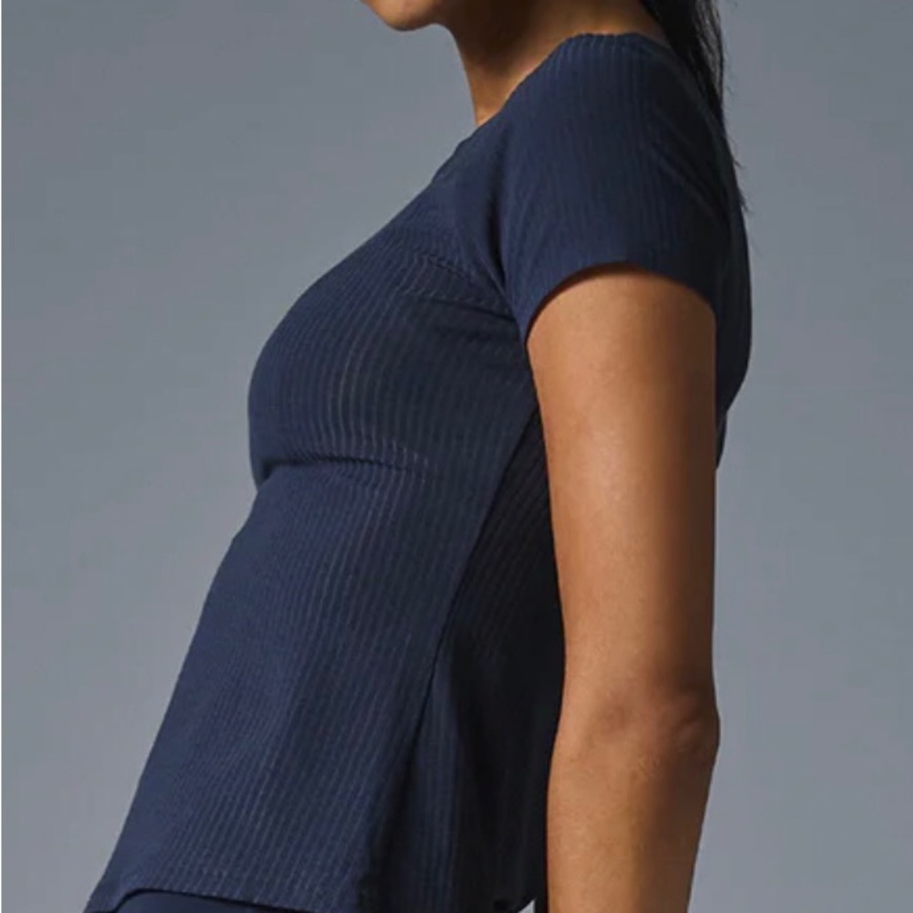 NWOT ALO Yoga Ribbed Sea Coast Tee Bundle
